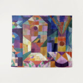 Castle Garden, Paul Klee Wandteppich (Vorderseite (Horizontal))