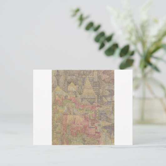 Castle Garden von Paul Klee Postkarte (Stehend Vorderseite)