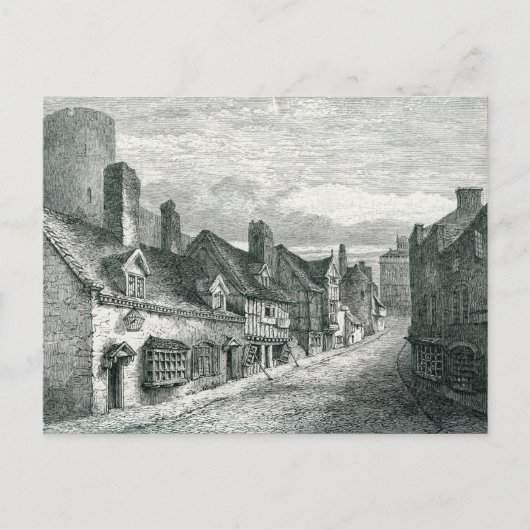 Castle Gate, Shrewsbury Postkarte (Vorderseite)