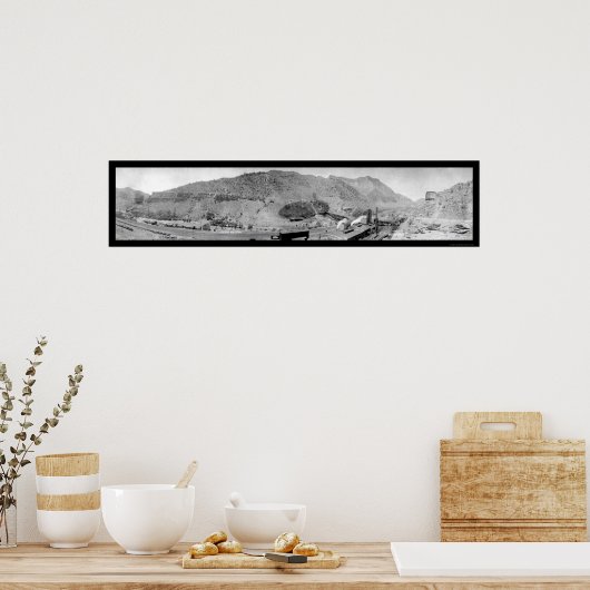 Castle Gate Utah Mining Foto 1913 Poster (Küche)