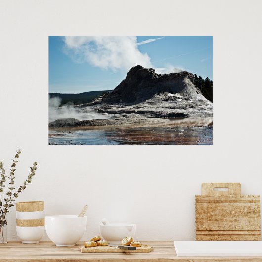 Castle Geyser 2 Print Poster (Küche)