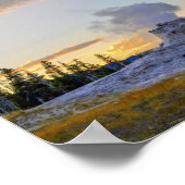 Castle Geyser at Sunset, Yellowstone National Park Poster (Ecke)