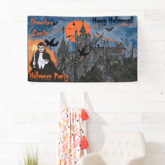 Castle Halloween-Banner Banner (Insitu)