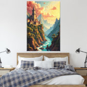 Castle Haven Leinwanddruck (Insitu (Schlafzimmer))