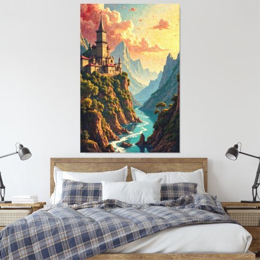 Castle Haven Leinwanddruck (Insitu (Schlafzimmer))