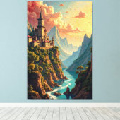 Castle Haven Leinwanddruck (Insitu (Holzboden))