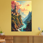 Castle Haven Leinwanddruck (Insitu (Wohnzimmer))