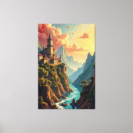 Castle Haven Leinwanddruck (Vorderseite)