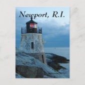 Castle Hill Lighthouse - Newport, RI-Karte Postkarte (Vorderseite)