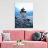 Castle Hill Lighthouse - Newport, RI-Leinwand Leinwanddruck (Insitu (Wohnzimmer))
