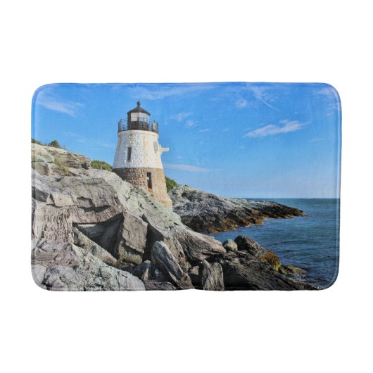 Castle Hill Lighthouse, Rhode Island Badematte (Vorderseite)