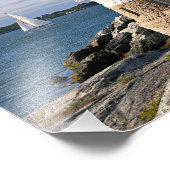 Castle Hill Lighthouse, Rhode Island Fotodruck (Ecke)