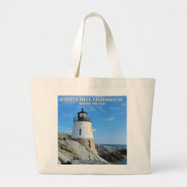Castle Hill Lighthouse, Rhode Island Jumbo Stoffbeutel