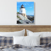 Castle Hill Lighthouse, Rhode Island Leinwanddruck (Insitu (Schlafzimmer))