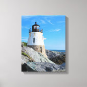 Castle Hill Lighthouse, Rhode Island Leinwanddruck (Vorderseite)