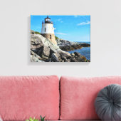Castle Hill Lighthouse, Rhode Island Leinwanddruck (Insitu (Wohnzimmer))