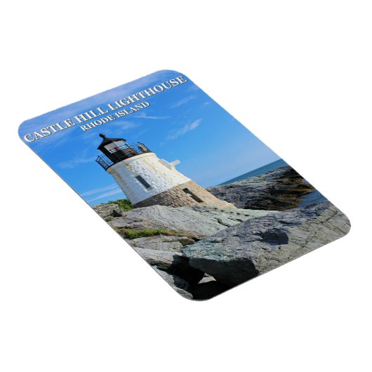 Castle Hill Lighthouse, Rhode Island Magnet (Rechte Seite)
