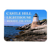 Castle Hill Lighthouse, Rhode Island Magnet (Horizontal)