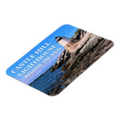 Castle Hill Lighthouse, Rhode Island Magnet (Linke Seite)