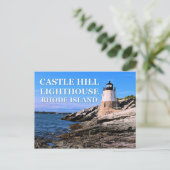Castle Hill Lighthouse, Rhode Island Postkarte (Stehend Vorderseite)