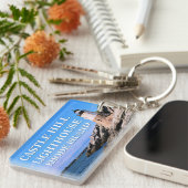 Castle Hill Lighthouse, Rhode Island Schlüsselanhänger (Vorderseite rechts)