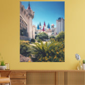 Castle Hotel Außenbereich Leinwanddruck (Insitu (Wohnzimmer))