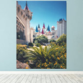 Castle Hotel Außenbereich Leinwanddruck (Insitu (Holzboden))