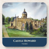 Castle Howard York England Aquarellmalerei Getränkeuntersetzer (Vorderseite)