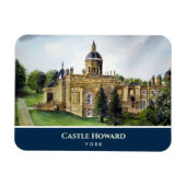 Castle Howard York England Aquarellmalerei Magnet (Horizontal)