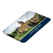Castle Howard York England Aquarellmalerei Magnet (Linke Seite)
