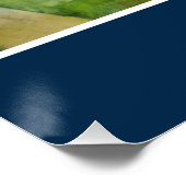 Castle Howard York England Aquarellmalerei Poster (Ecke)