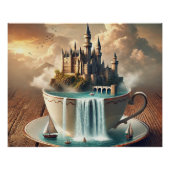 Castle in a Teacup – A Fantasy World in Miniature Poster (Vorderseite)