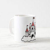 Castle in Clouds Mug Kaffeetasse (Vorderseite Links)