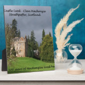 CASTLE LEOD - Schottland MacKenzie Clan Fotoplatte (Seite)