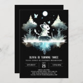 Castle Little Tiger Birthday Einladung (Vorne/Hinten)