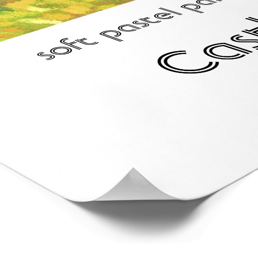 Castle Meadows, Abergavenny Print oder Poster (Ecke)