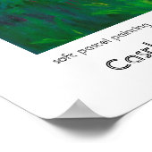 Castle Meadows, Abergavenny, Wales Poster (Ecke)