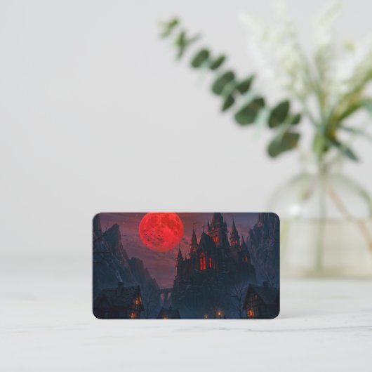 Castle of the Vampire's Blood Bookmark Visitenkarte (Stehend Vorderseite)