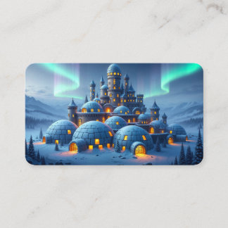 Castle of Winter Hearth Bookmark Visitenkarte