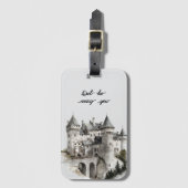 Castle Owl Be Seeing You Gepäckanhänger (Vorderseite Vertikal)