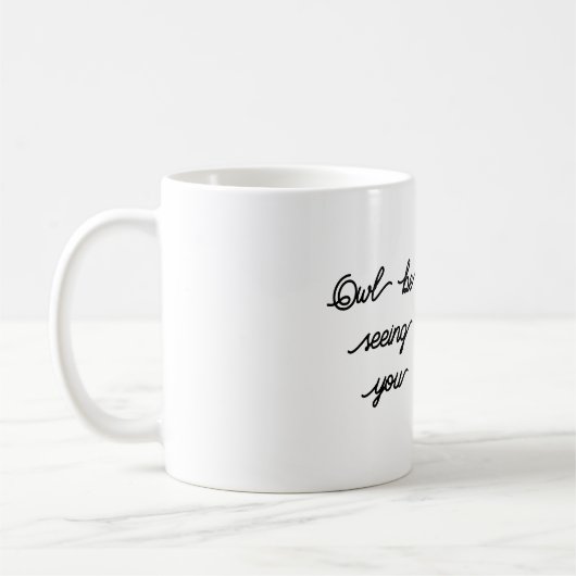 Castle Owl Be Seeing You Kaffeetasse (Links)