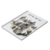 Castle Owl Be Seeing You Notizblock (Linke Seite)