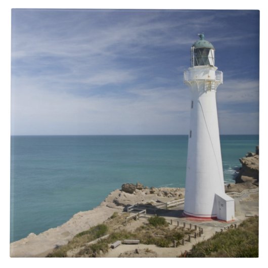 Castle Point Lighthouse, Castlepoint, Wairarapa, Fliese (Vorderseite)