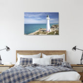 Castle Point Lighthouse, Castlepoint, Wairarapa, Leinwanddruck (Insitu (Schlafzimmer))