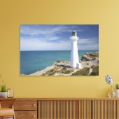 Castle Point Lighthouse, Castlepoint, Wairarapa, Leinwanddruck (Insitu (Wohnzimmer))