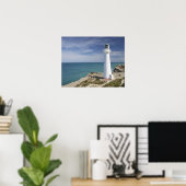 Castle Point Lighthouse, Castlepoint, Wairarapa, Poster (Heimbüro)