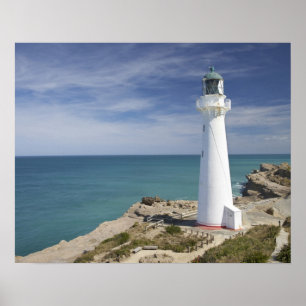 Castle Point Lighthouse, Castlepoint, Wairarapa, Poster