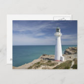 Castle Point Lighthouse, Castlepoint, Wairarapa, Postkarte (Vorne/Hinten)