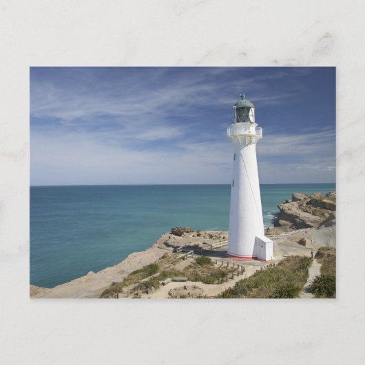 Castle Point Lighthouse, Castlepoint, Wairarapa, Postkarte (Vorderseite)