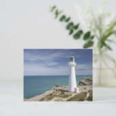 Castle Point Lighthouse, Castlepoint, Wairarapa, Postkarte (Stehend Vorderseite)